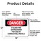Signmission D-Class Fire Extinguisher For Use On Combustible Danger Sign, Aluminum, 18in W x 12in L, 2PK OS-2PACK-DS-A-1218-L-2377 - alternate 5